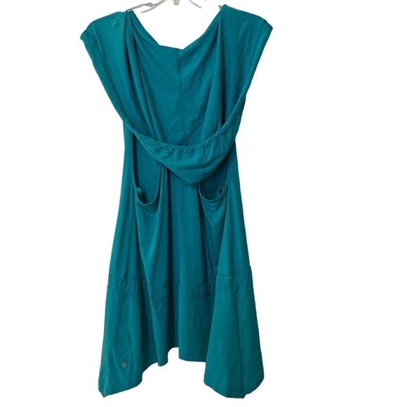 Lululemon Hooded T Back Tank Swim Beach Cover Up Dress L boho vacation - Picture 6 of 14